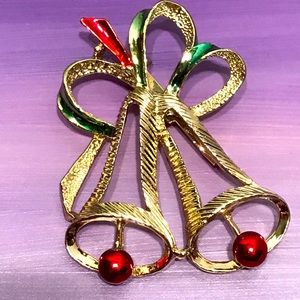Vintage Gerry’s Christmas Bells Brooch